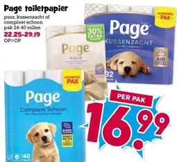 Boon`s Markt Page toiletpapier aanbieding