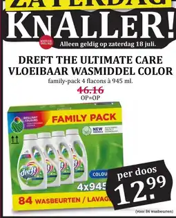Boon`s Markt DREFT THE ULTIMATE CARE VLOEIBAAR WASMIDDEL COLOR f aanbieding