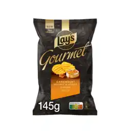 Albert Heijn Lay's Gourmet wavy cut camembert walnut aanbieding