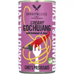 Albert Heijn Brandt & Levie Pastasaus gochujang met tomaat & miso aanbieding