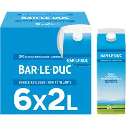Albert Heijn Bar-le-Duc Natuurlijk mineraal water 6-pack aanbieding