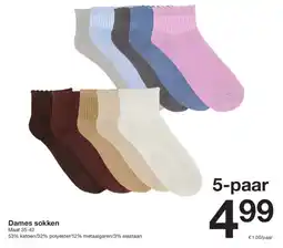 Zeeman Dames sokken aanbieding