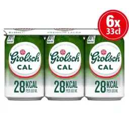 Albert Heijn Grolsch Cal 6-pack aanbieding