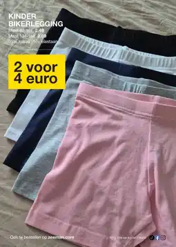 Zeeman kinder bikerlegging aanbieding