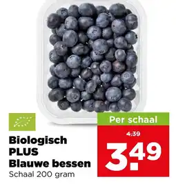 PLUS Biologisch plus blauwe bessen aanbieding