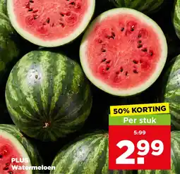 PLUS Plus watermeloen aanbieding