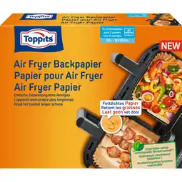 Albert Heijn Toppits Air fryer bakpapier 12x20cm aanbieding