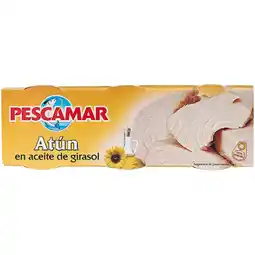 Albert Heijn Pescamar Atun tonijn in zonnebloemolie 3 pack aanbieding