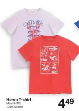 Zeeman Herens T-shirt aanbieding