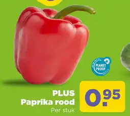 PLUS Plus paprika rood aanbieding