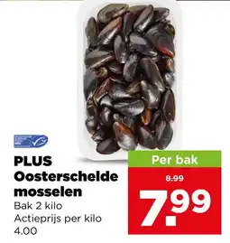 PLUS Plus oosterschelde mosselen aanbieding
