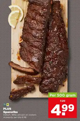 PLUS Plus spareribs aanbieding