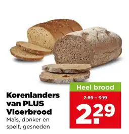 PLUS Korenlanders van PLUS Vloerbrood aanbieding