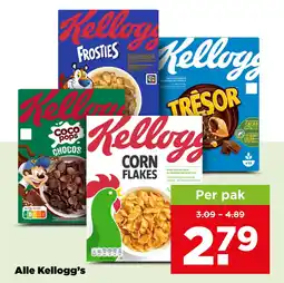 PLUS Alle kellogg's aanbieding