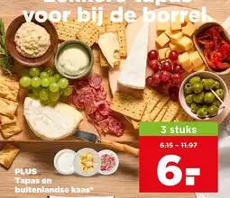 PLUS Plus tapas en buitenlandse kaas aanbieding