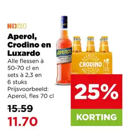 PLUS Aperol, Crodino en Luxardo aanbieding