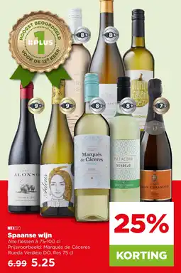 PLUS Spaanse wijn aanbieding