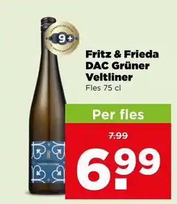 PLUS Fritz & Frieda DAC Gruner Veltliner aanbieding