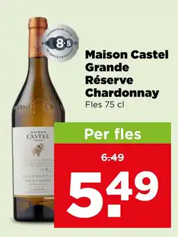 PLUS Maison castel grande réserve chardonnay aanbieding