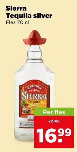 PLUS Sierra tequila silver aanbieding