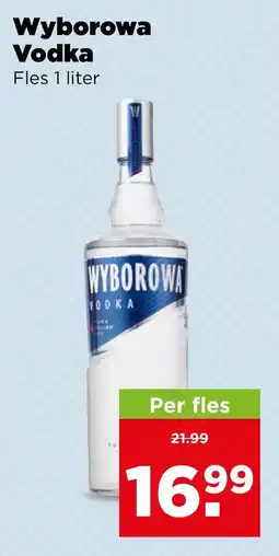 PLUS Wyborowa vodka aanbieding