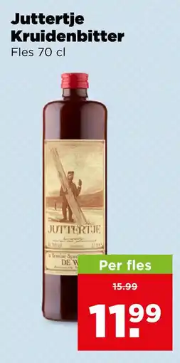 PLUS Juttertje kruidenbitter aanbieding