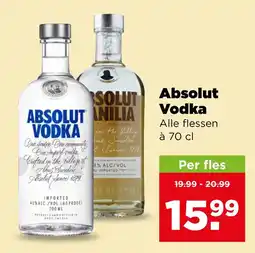PLUS Absolut vodka aanbieding
