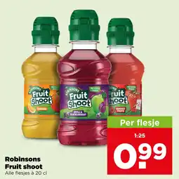 PLUS Robinsons fruit shoot aanbieding