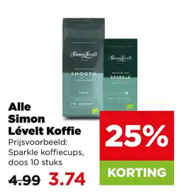 PLUS Alle simon lévelt koffie aanbieding