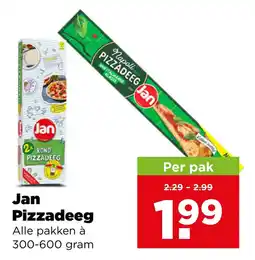 PLUS Jan pizzadeeg aanbieding