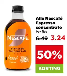 PLUS Alle nescafé espresso concentrate aanbieding