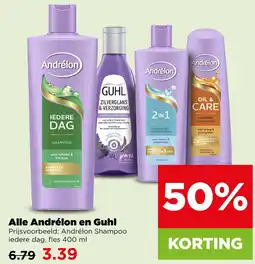 PLUS Alle andrélon en guhl aanbieding