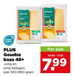 PLUS Plus goudse kaas aanbieding