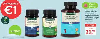 Holland & Barrett Vegan Liposomale Huid Haar Nagel Gummies aanbieding