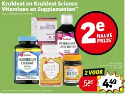 Kruidvat Kruidvat en Kruidvat Science Vitaminen en Supplementen aanbieding