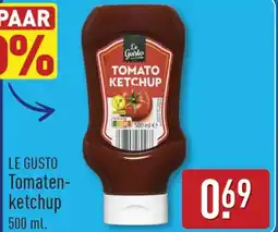 ALDI Le gusto tomaten ketchup aanbieding