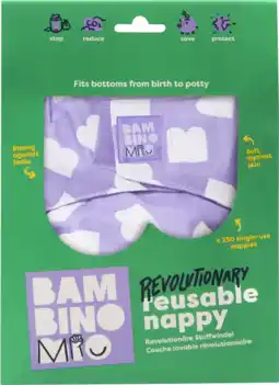 Albert Heijn Bambino Mio Revolutionaire wasbare luier aanbieding