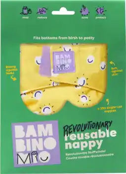 Albert Heijn Bambino Mio Revolutionaire wasbare luier aanbieding