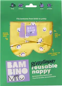 Albert Heijn Bambino Mio Revolutionaire wasbare luier aanbieding