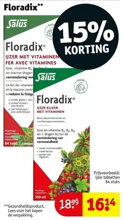 Kruidvat Floradix aanbieding