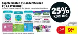 Kruidvat Supplementen die ondersteunen bij de overgang aanbieding