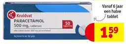 Kruidvat Kruidvat Paracetamol 500 mg aanbieding