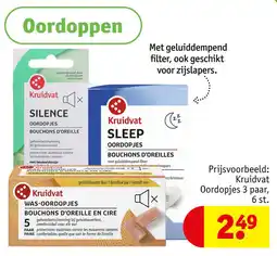 Kruidvat Kruidvat Oordopjes aanbieding