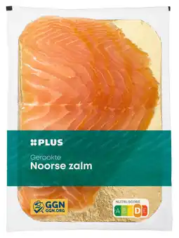 PLUS PLUS Gerookte Noorse zalm aanbieding