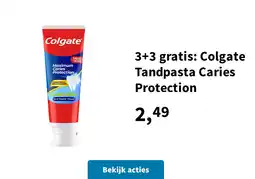 Plein.nl 3+3 gratis: Colgate Tandpasta Caries Protection aanbieding