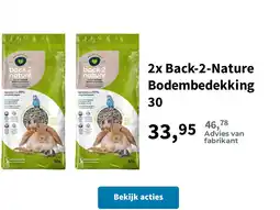Plein.nl 2x Back-2-Nature Bodembedekking 30 aanbieding
