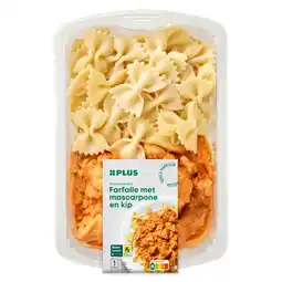 PLUS PLUS Farfalle kip mascarpone aanbieding