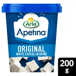 PLUS Arla Apetina Witte kaas blokjes aanbieding