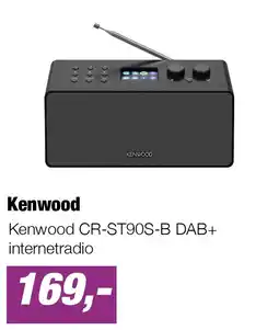EP Kenwood CR-ST90S-B DAB+ internetradio aanbieding
