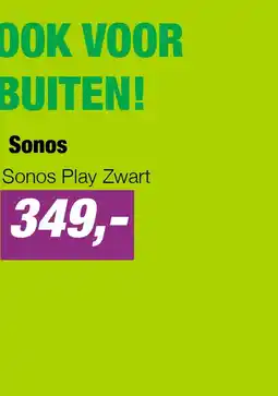EP Sonos Play Zwart aanbieding